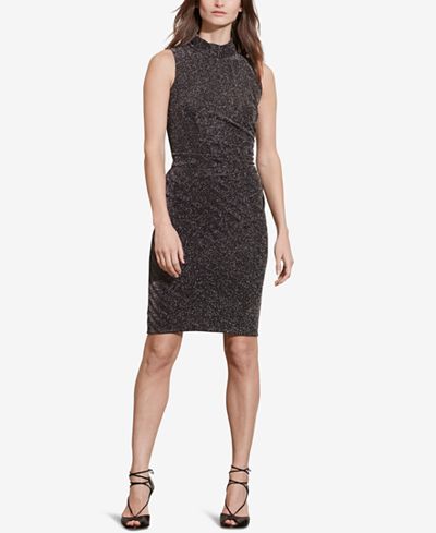 Lauren Ralph Lauren Metallic Herringbone Dress