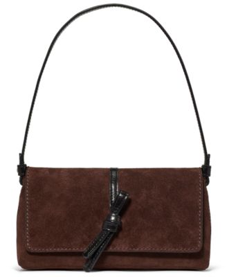 Leather Flap Small Shoulder Handbag