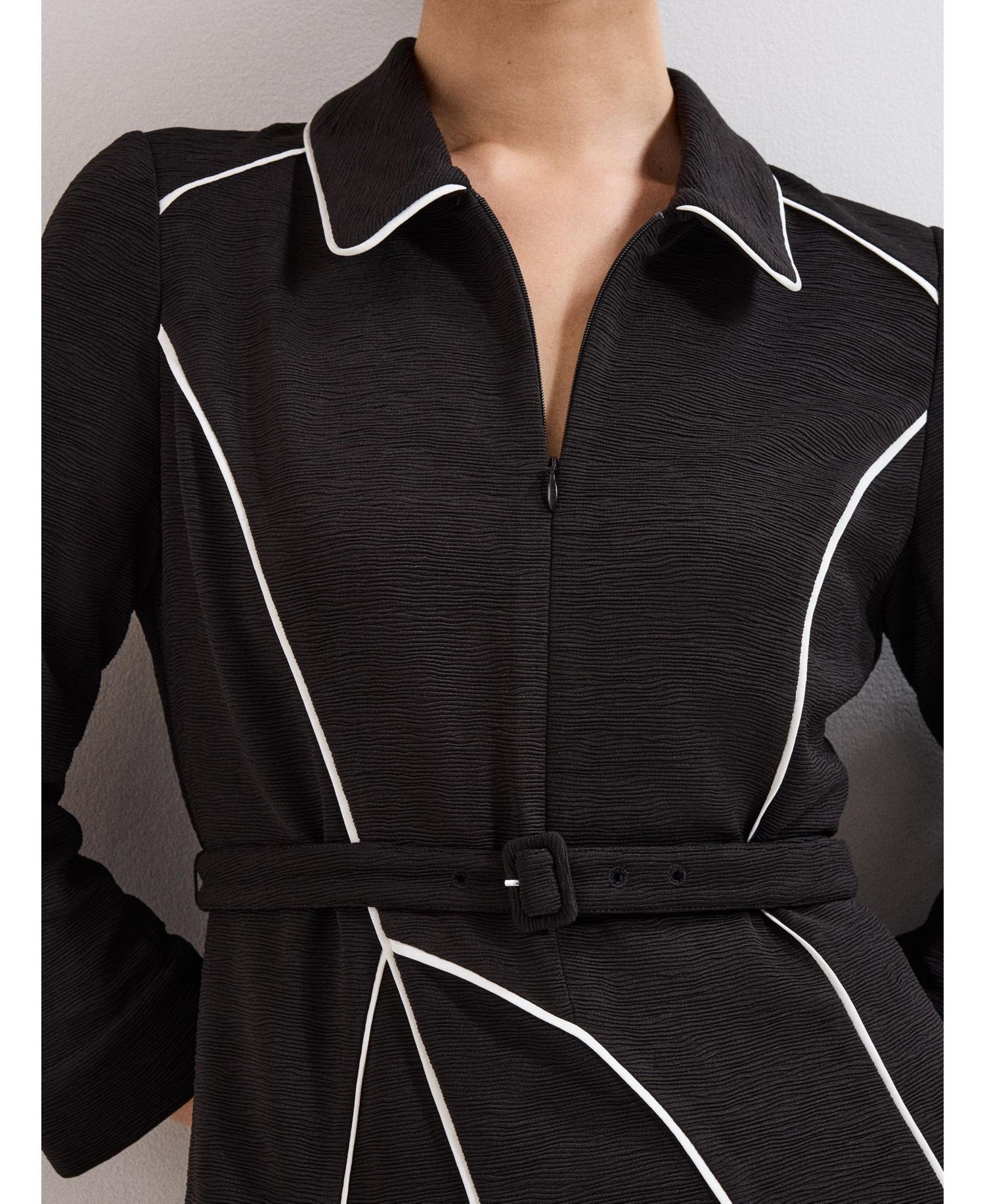 Women's Tilly Collared A-Line 3/4-Sleeve Dress