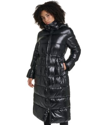 Women's Hooded-Anorak Maxi Puffer Coat