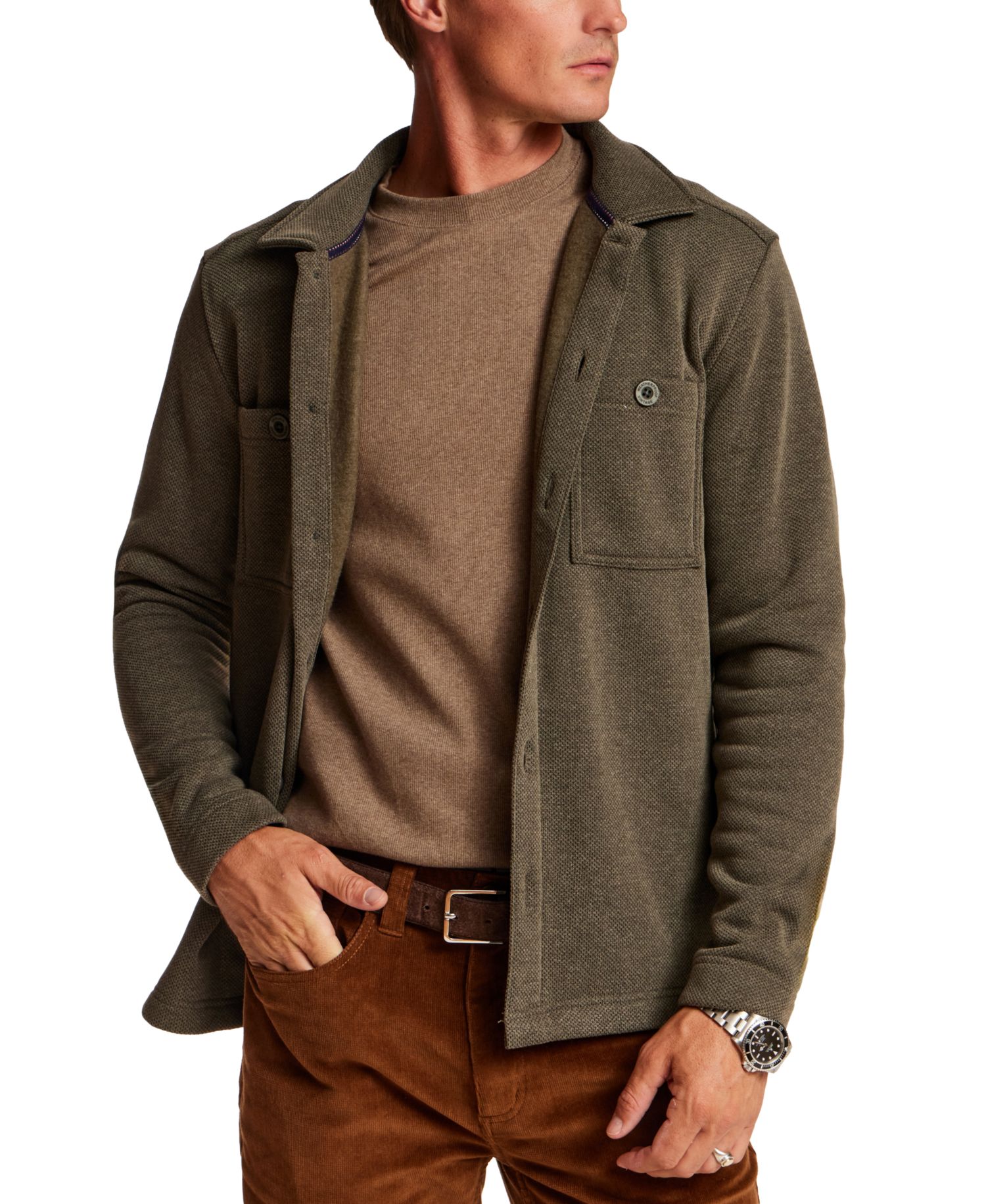 Men's Pebble Fleece Shirt Jacket