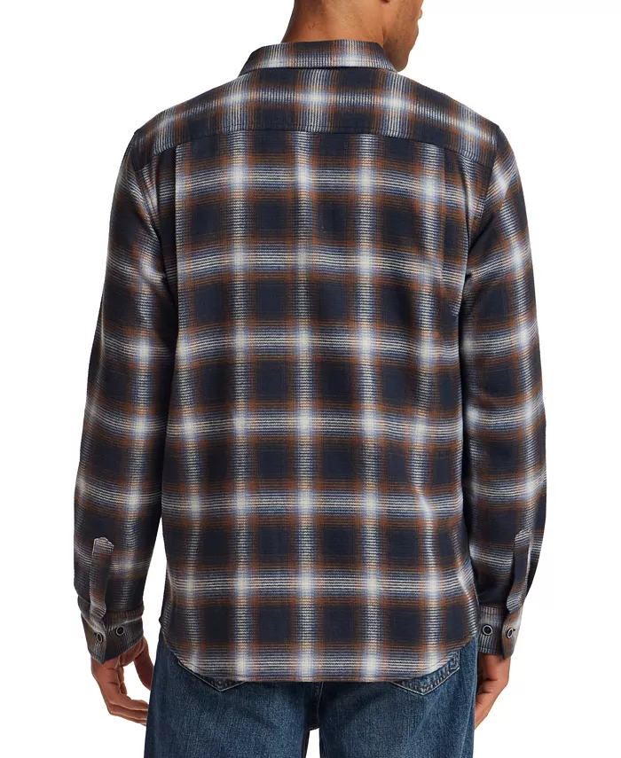 Men's Waffle Flannel Plaid Shirt - thumbnail 8