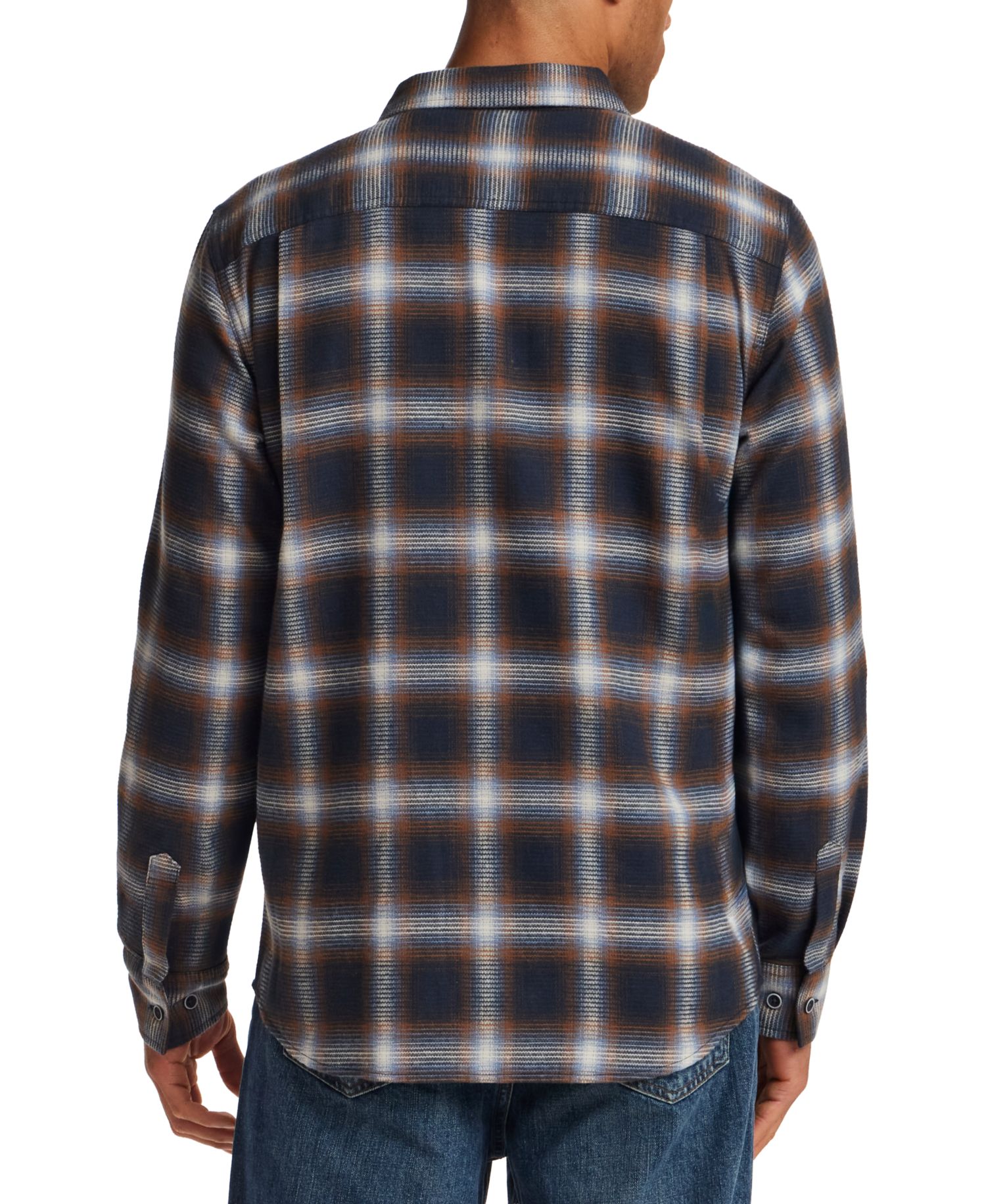 Men's Waffle Flannel Plaid Shirt