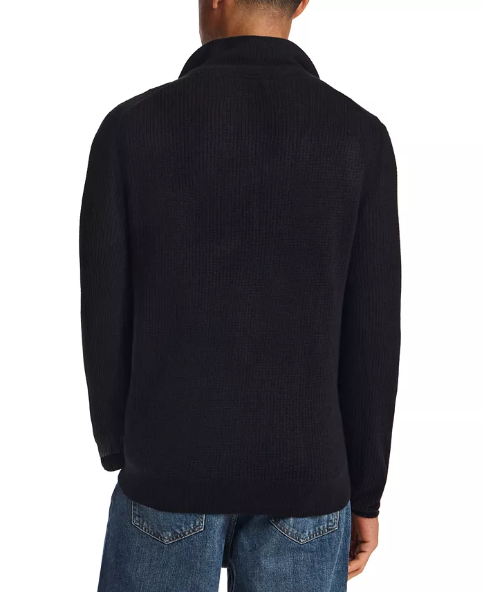 Men's Soft Touch All Over Texture Quarter-Zip Sweater - thumbnail 4