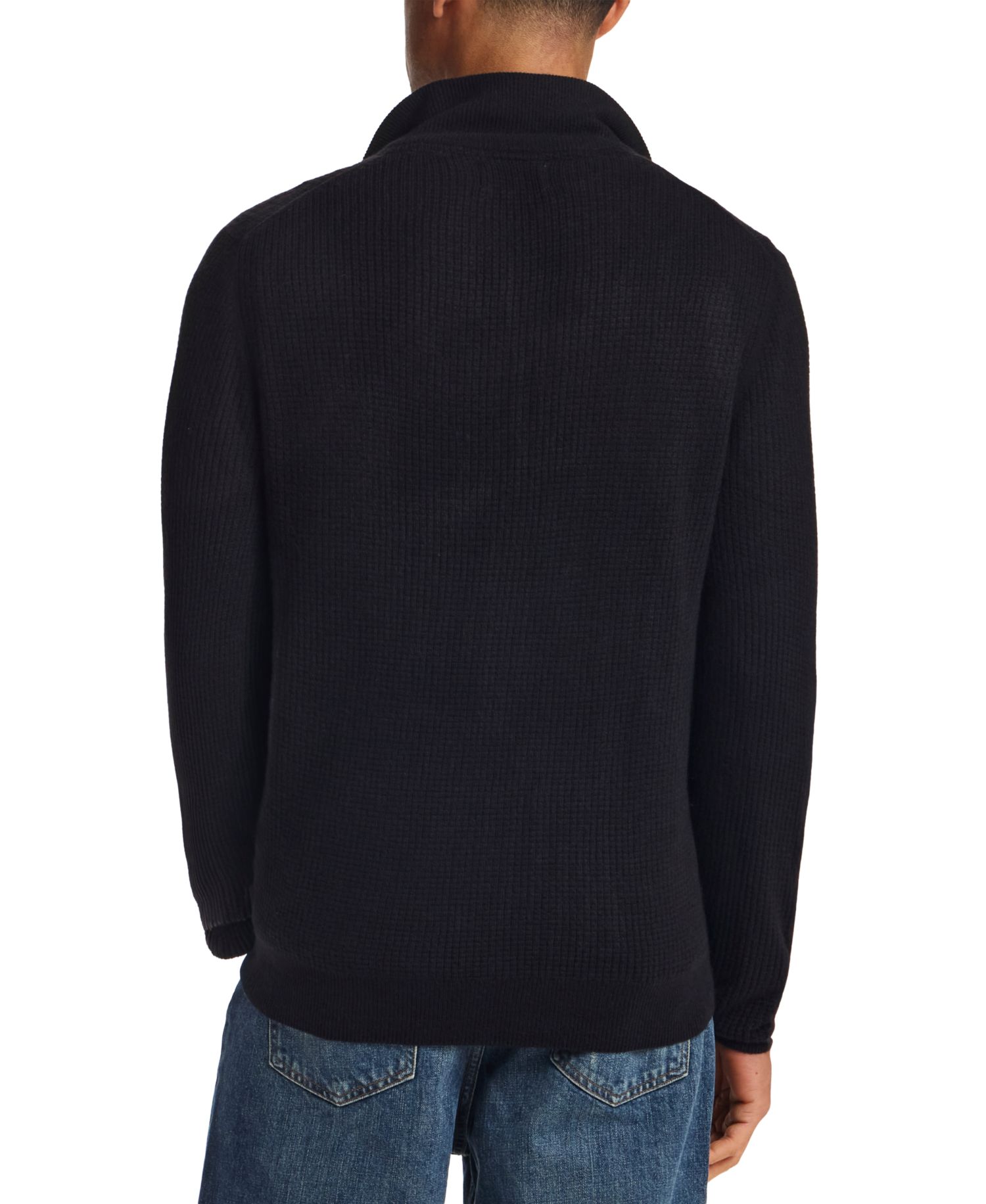 Men's Soft Touch All Over Texture Quarter-Zip Sweater