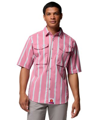 Men's Bonefish Flats Printed Short-Sleeve Shirt