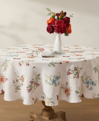 Butterfly Meadow Fall Round Tablecloth, 70" x 70"