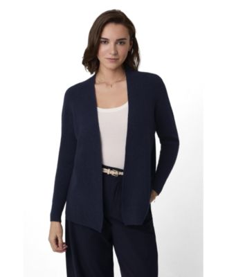 Women's Longline Ribbed Cardigan