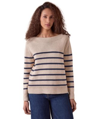 Women's Button Detail Gansey Sweater