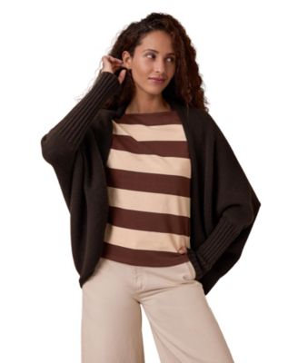 Women's Long Sleeve Cocoon Cardigan