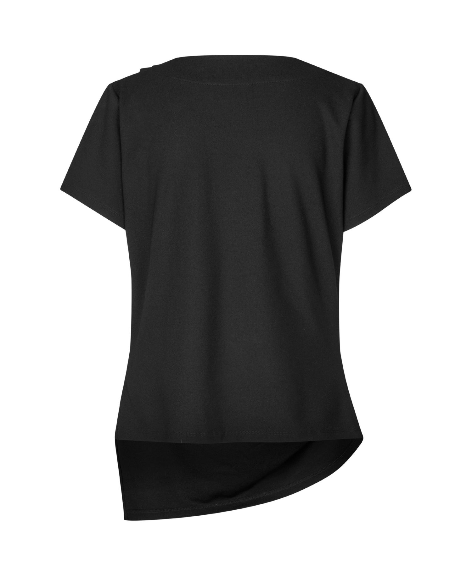 Women's MaDorel V-Neck Short-Sleeve Draped T-Shirt
