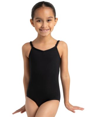 Girls Team Basics Camisole Leotard w/ Adjustable Straps