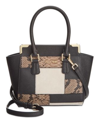 Calvin Klein On My Corner Saffiano Crossbody - Handbags & Accessories ...