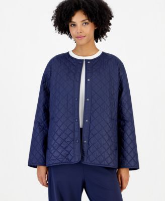 Women's Lightweight Quilted Short Nylon Coat