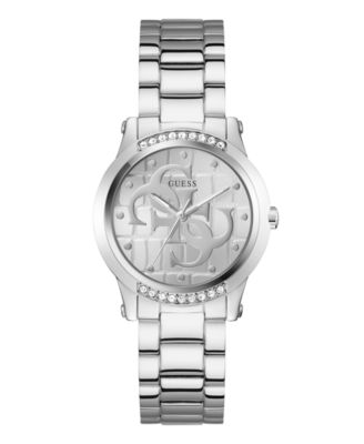 Women's Quartz Silver-Tone Stainless Steel Watch 36mm