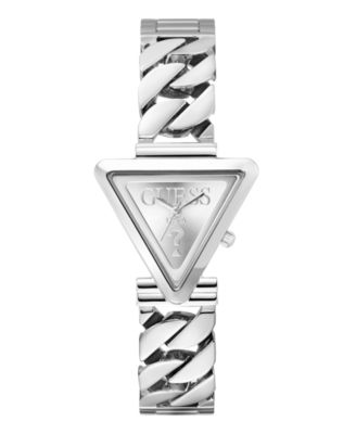 Women's Quartz Silver-Tone Stainless Steel Watch 30mm x 34mm