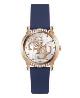 Women's Quartz Blue Silicone Watch 36mm