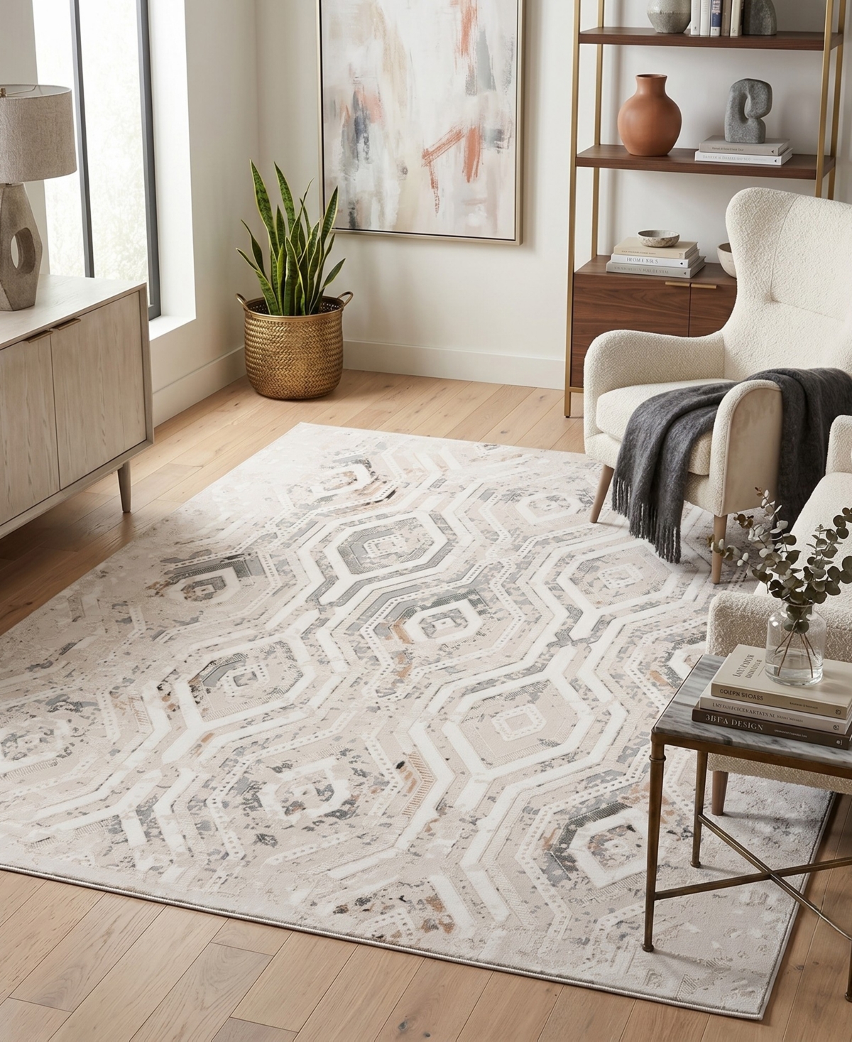 Closeout! Lr Home Mango MICHE81640 7'10" x 9'10" Area Rug