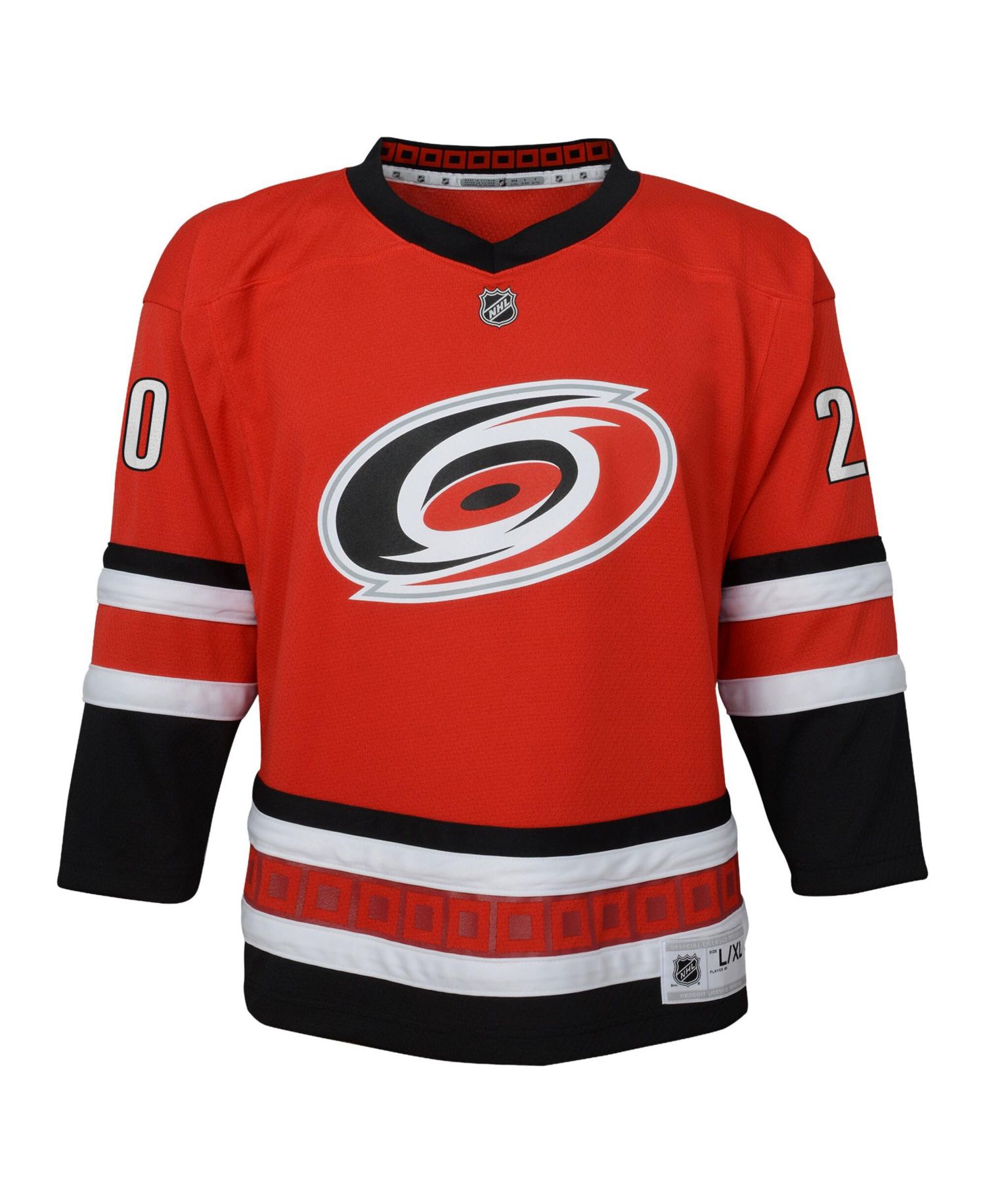Big Boys and Girls Sebastian Aho Red Carolina Hurricanes Home Replica Jersey