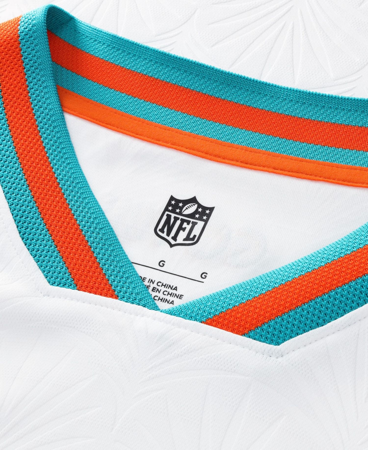 Men's White Miami Dolphins Football x Football V-Neck Fan Jersey