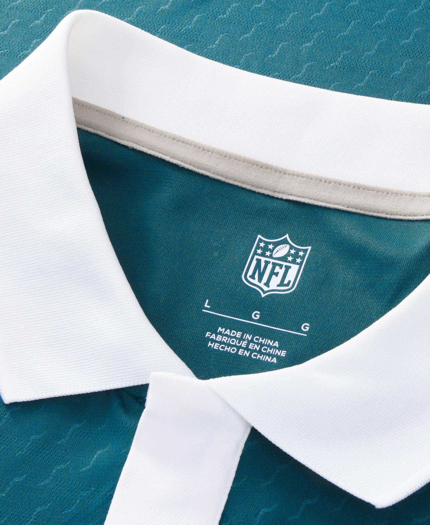 Men's Midnight Green Philadelphia Eagles Football x Football Collared Fan Jersey