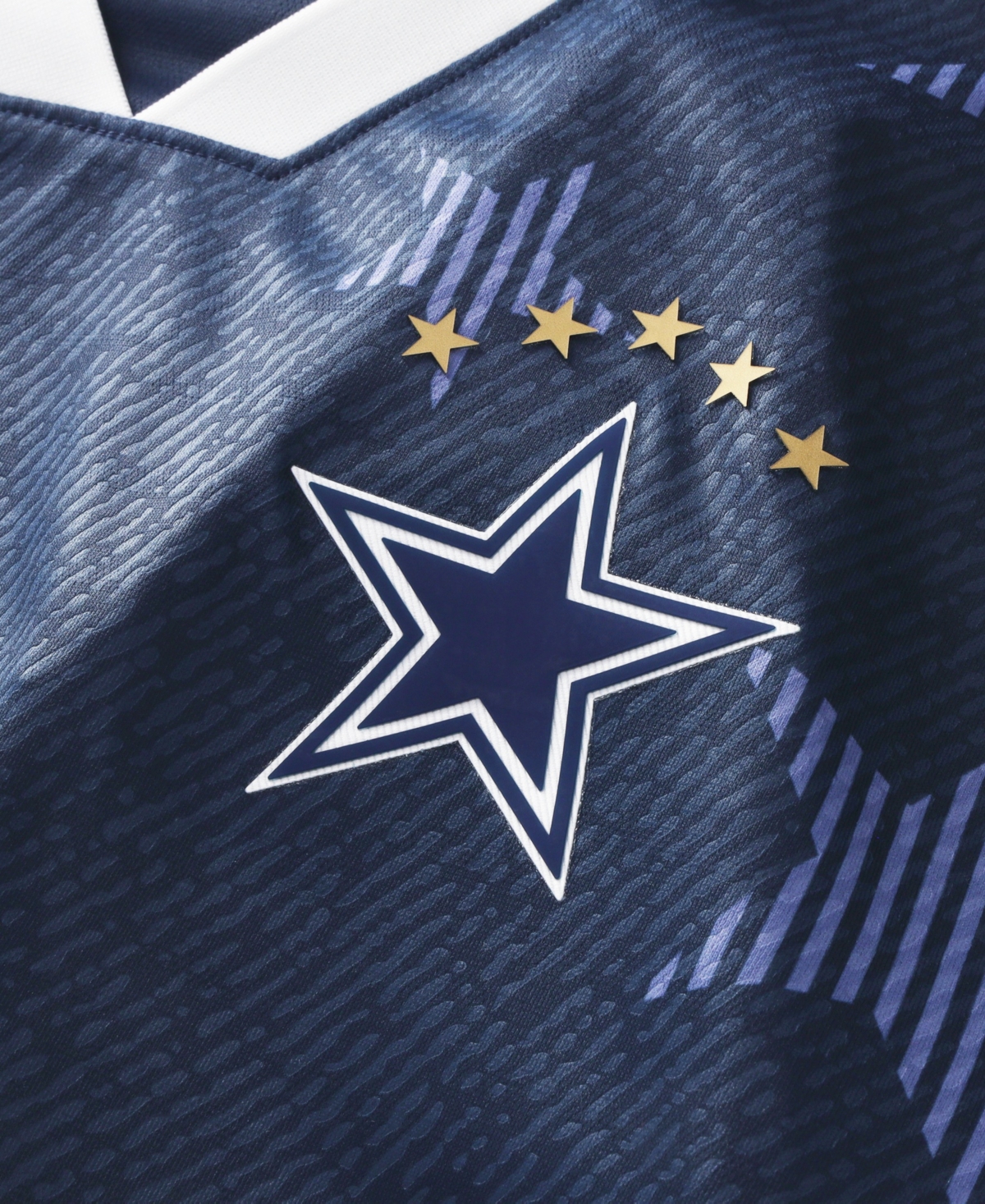 Fanatics Men's Navy Dallas Cowboys Football x Football Collared Fan Top
