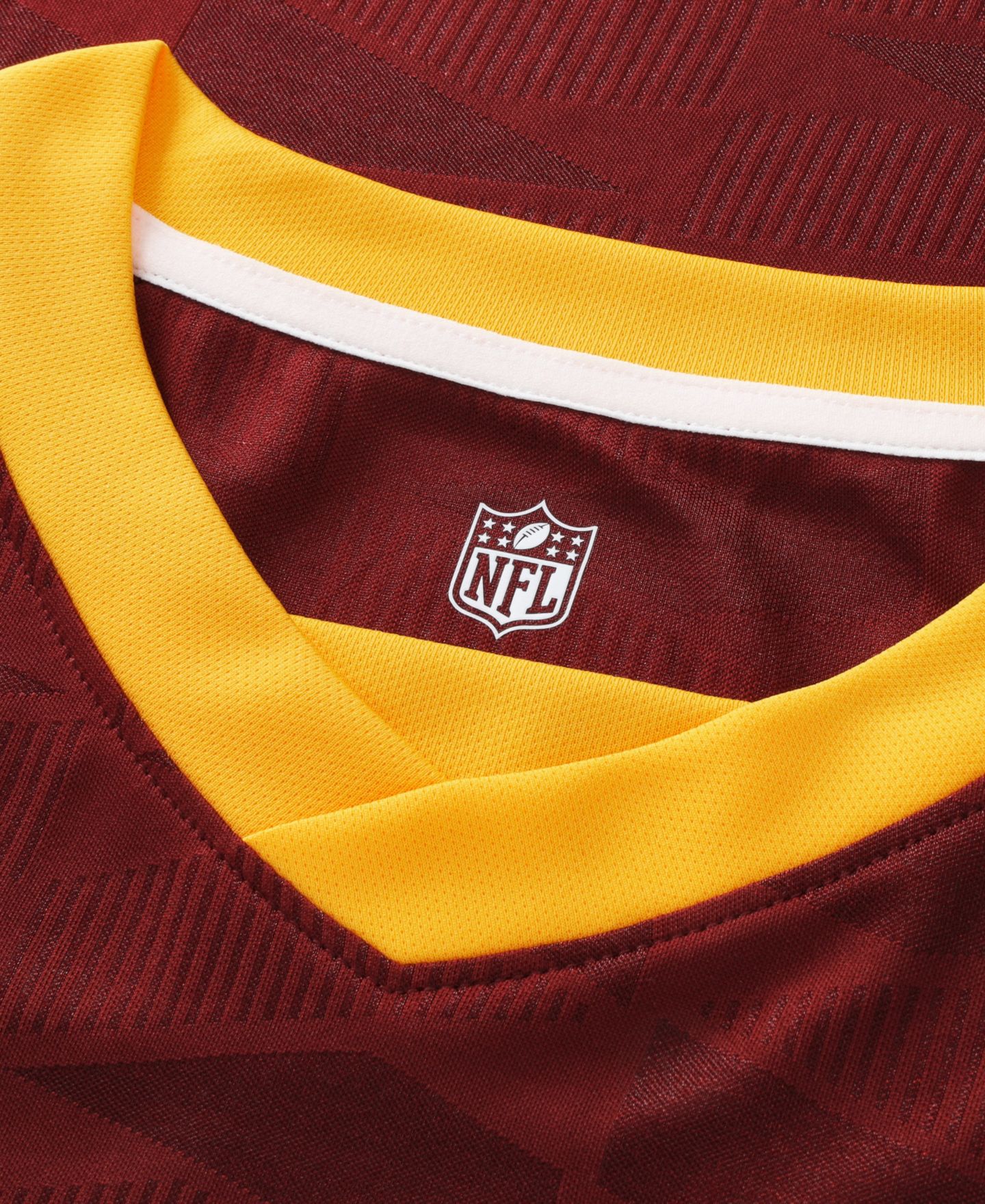 Детский топ Fanatics Burgundy Washington Commanders Football x Football V-Neck Fan Jersey — фото 2