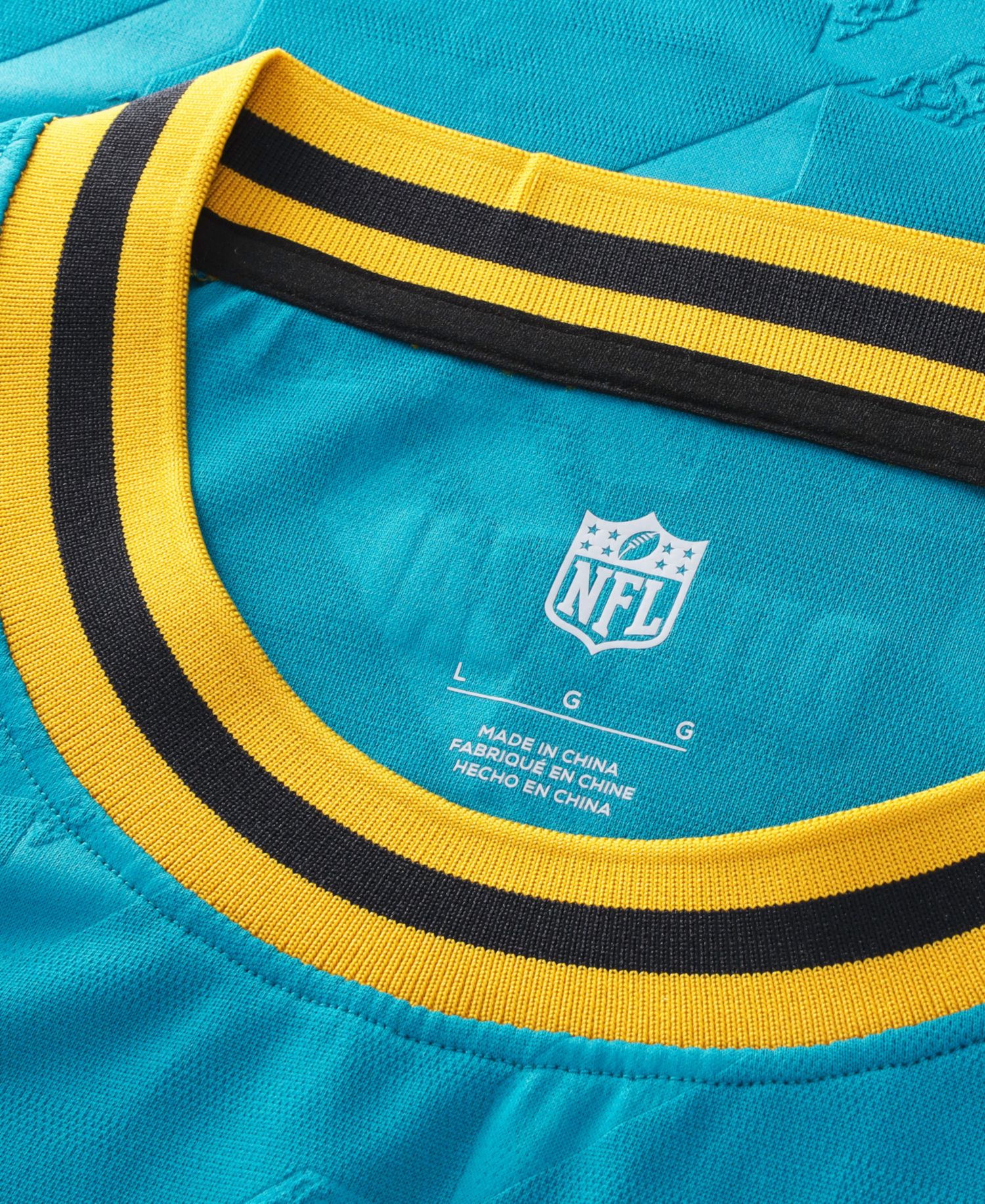 Big Boys and Girls Teal Jacksonville Jaguars Football x Football Fan Jersey