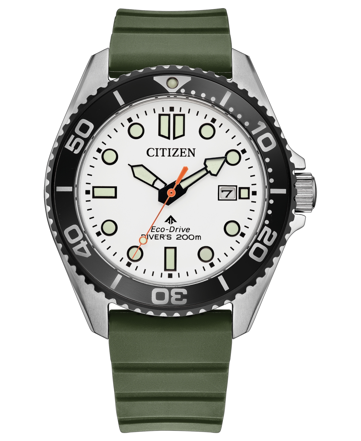 Citizen Men's Promaster Sea Dive Green Strap Watch 40.6mm