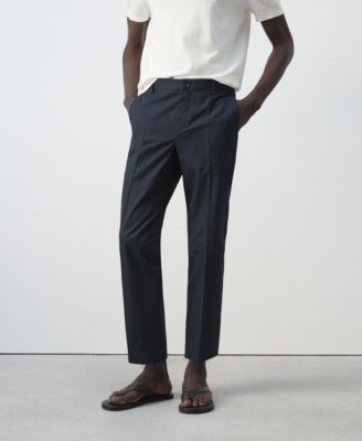 Men's Slim-Fit Cotton-Lyocell-Blend Pants