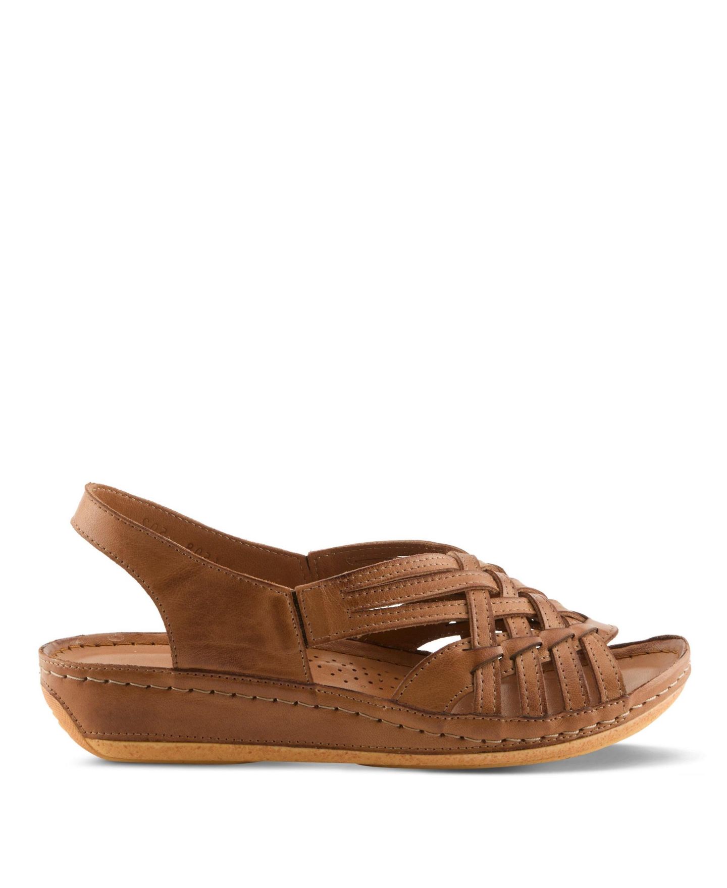 Женские сандалии Spring Step Choi Wedge Sandal with Soft Insole, цвет: Верблюжий — фото 5