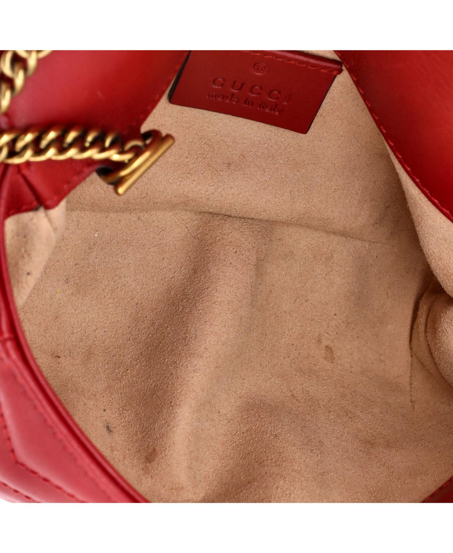 Super Mini GG Marmont Flap Bag Matelasse Leather