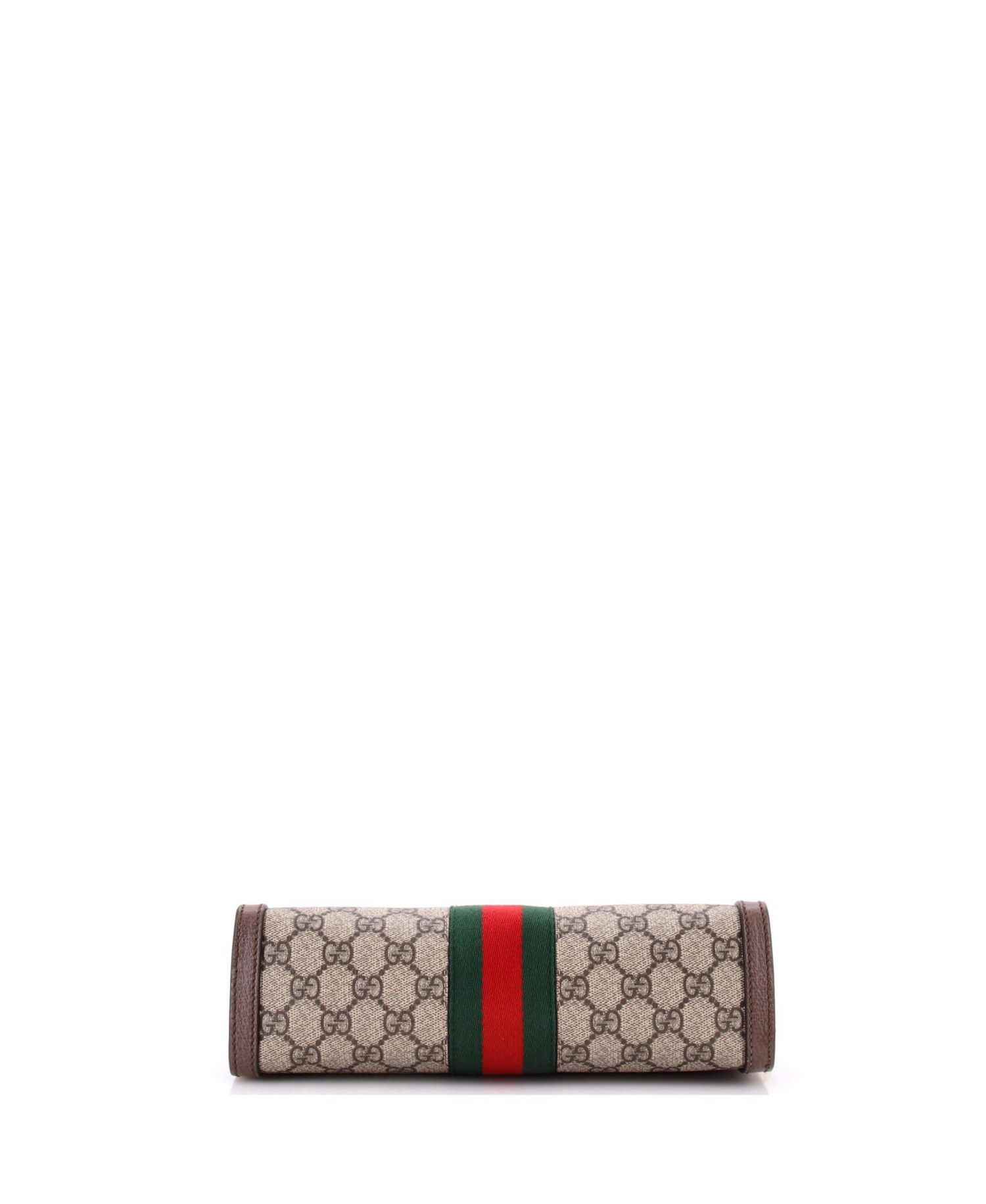 Small Ophidia Chain Shoulder Bag GG Coated Canvas