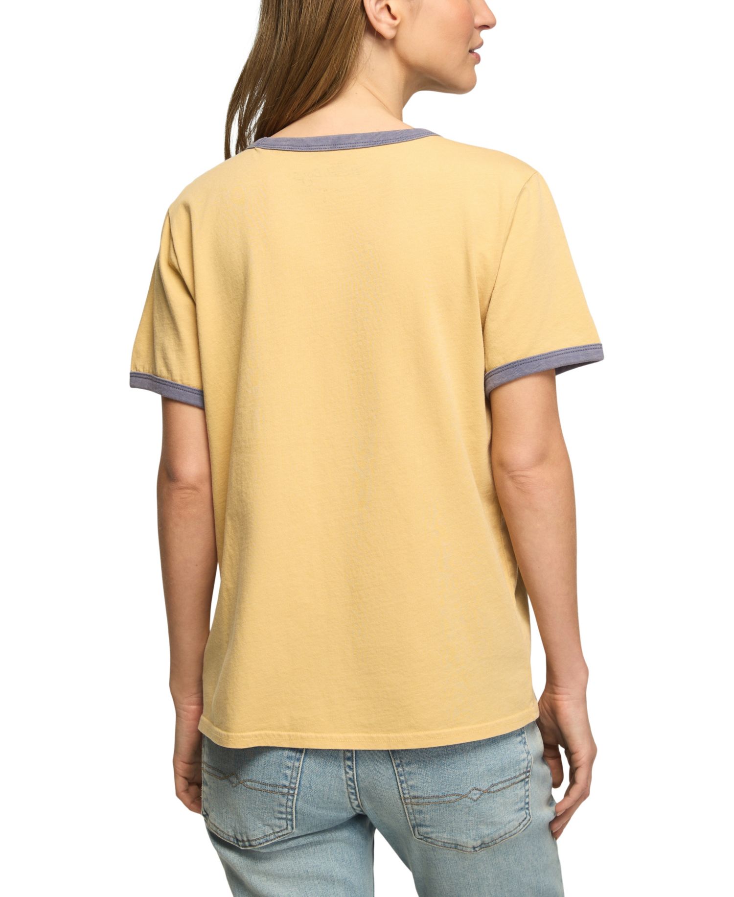 Women's The Beach Boys Emblem Retro Graphic Ringer Tee