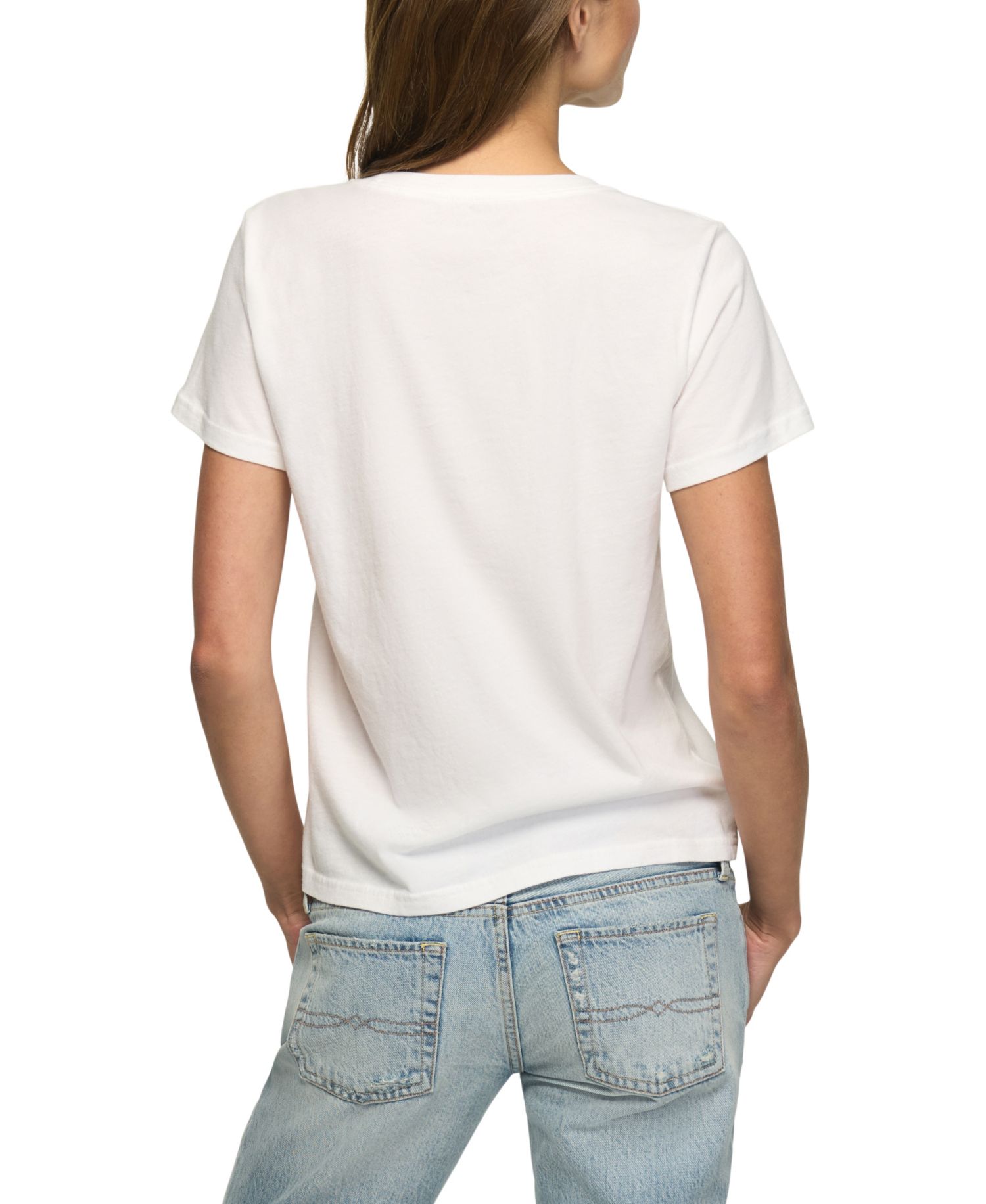 Women's Heart Frame Floral Classic Crew T-Shirt