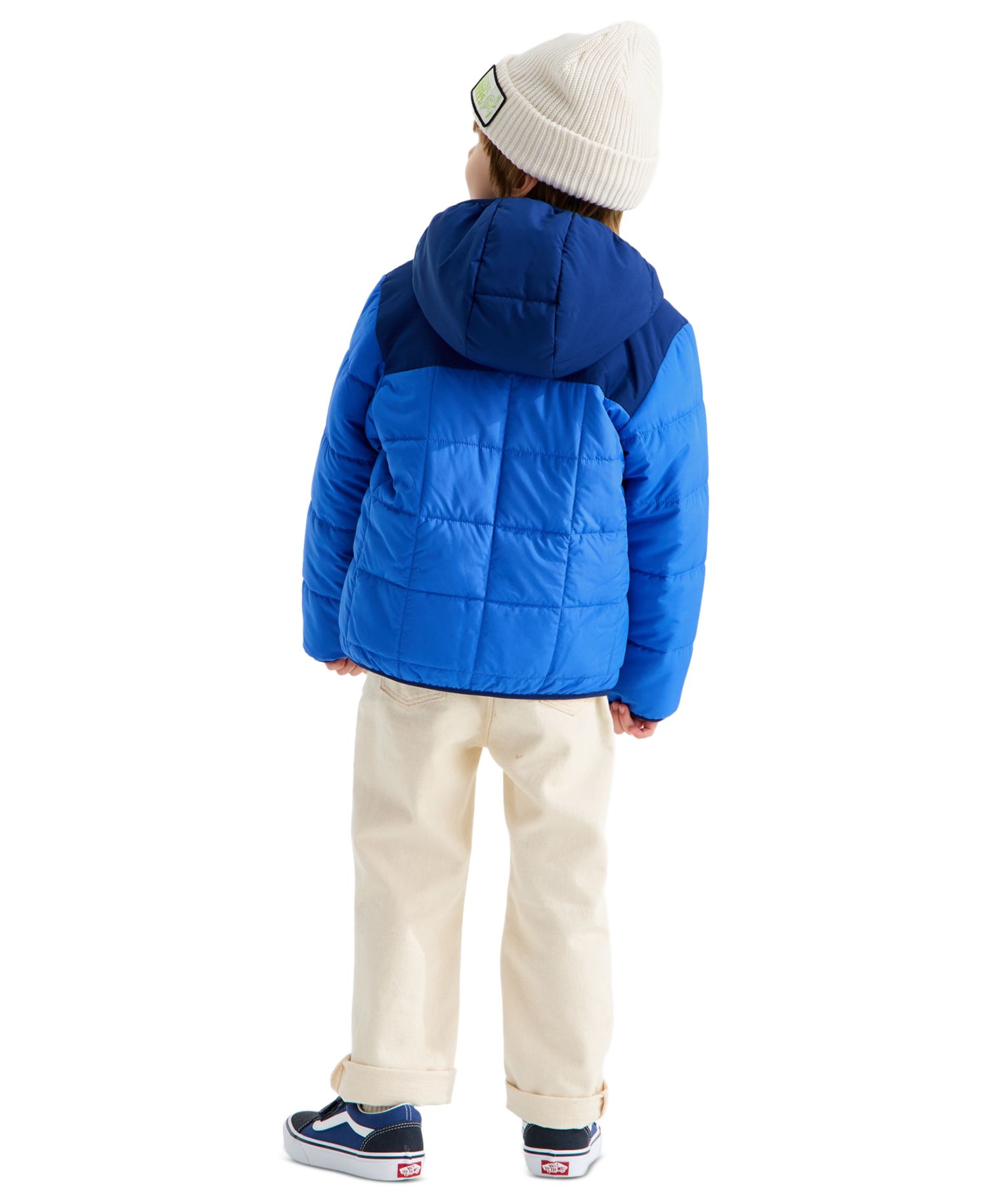Boys' 2T-7 Reversible Shasta Full-Zip Hooded Jacket