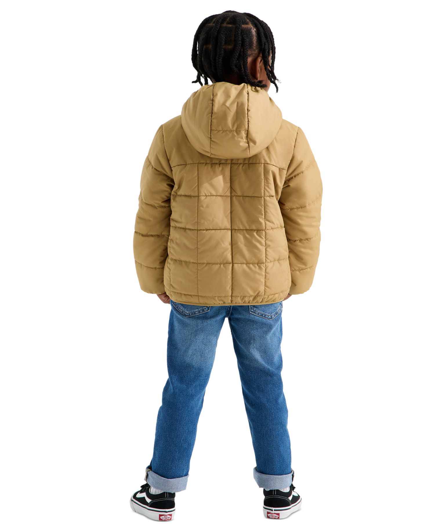 Boys' 2T-7 Reversible Shasta Full-Zip Hooded Jacket