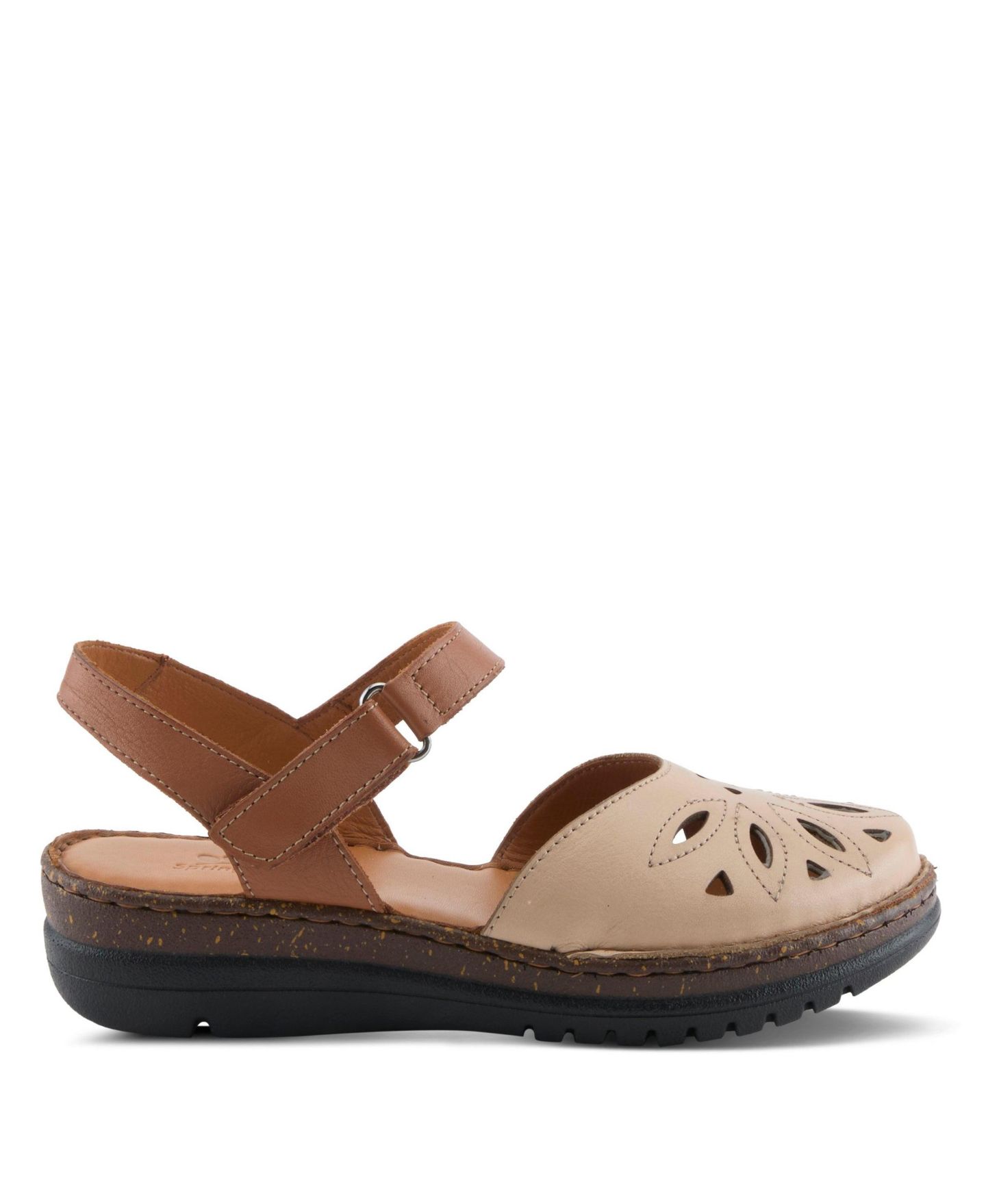 Женские балетки Spring Step Azmira Mary Jane with Laser-Cut Detail, цвет: Бежевый разноцветный — фото 5
