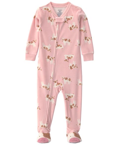 Пижама Carters Footed — Carter's, цвет: Розовый