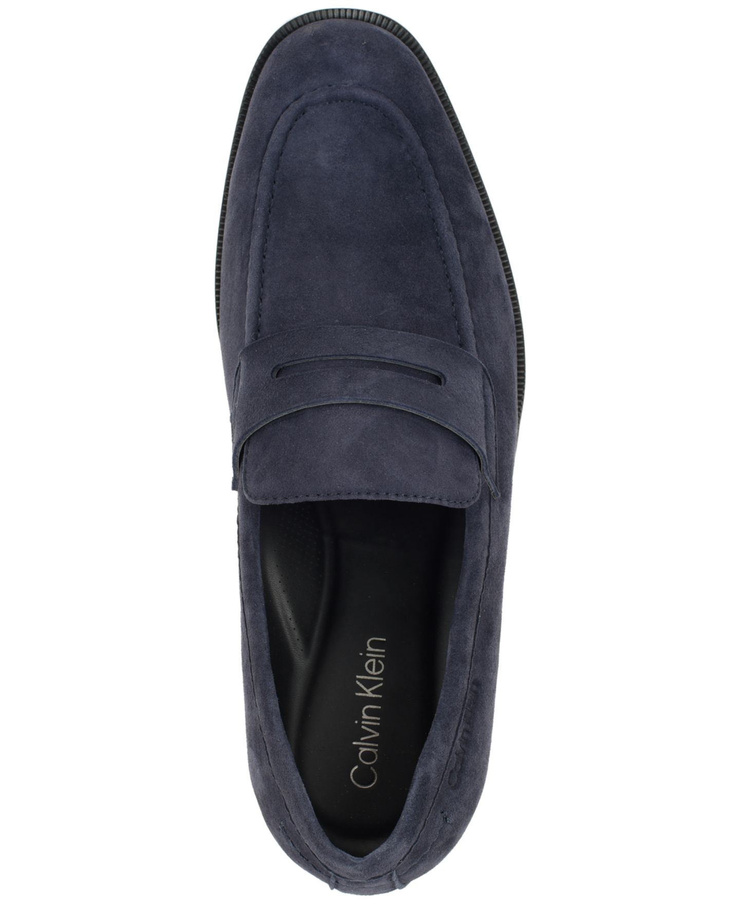 Мужские туфли Calvin Klein Gerne Apron-Toe, цвет: Синий — фото 4