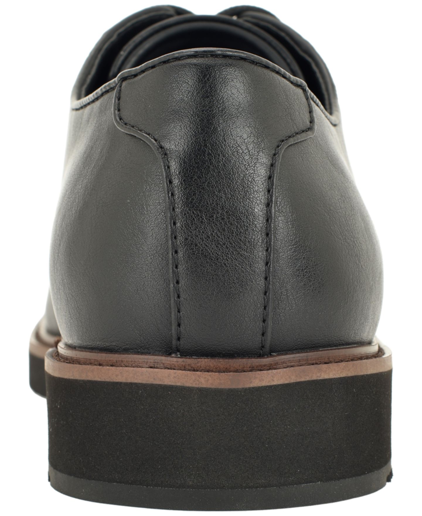Обувь Calvin Klein Men's Torrean Casual Derby Shoes, цвет: Чёрный — фото 3