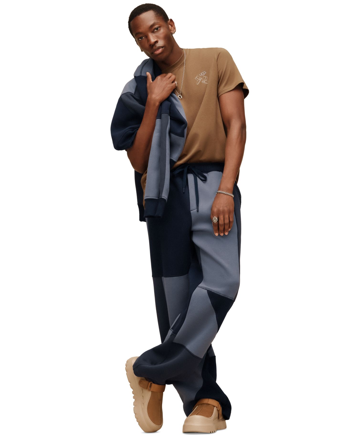 Men's Tasman Colorblock Relaxed-Fit Pants