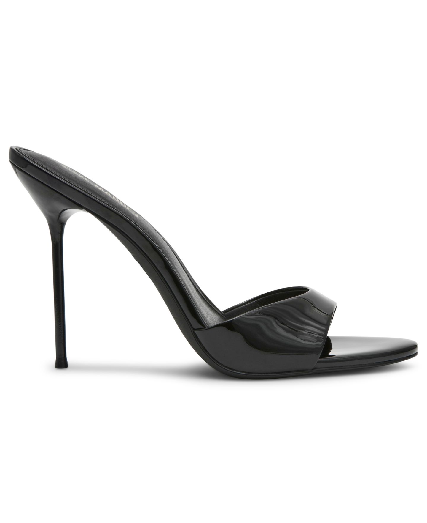 Женские сандалии Steve Madden Davina High Heel Stiletto Dress Sandals, цвет: Чёрный лаковый — фото 2