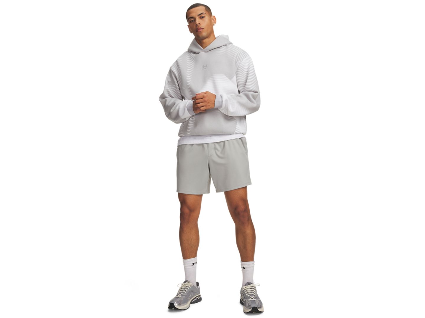 Мужские шорты Under Armour Motion Regular-Fit, цвет: 070 Титановый — фото 2