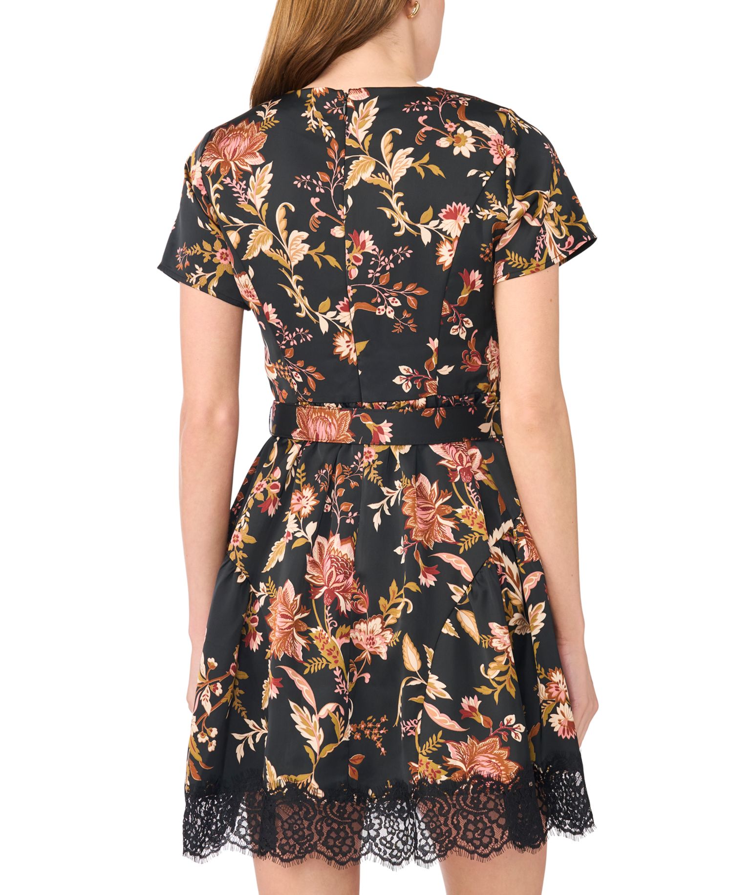 Women's Floral A-Line Mini Dress