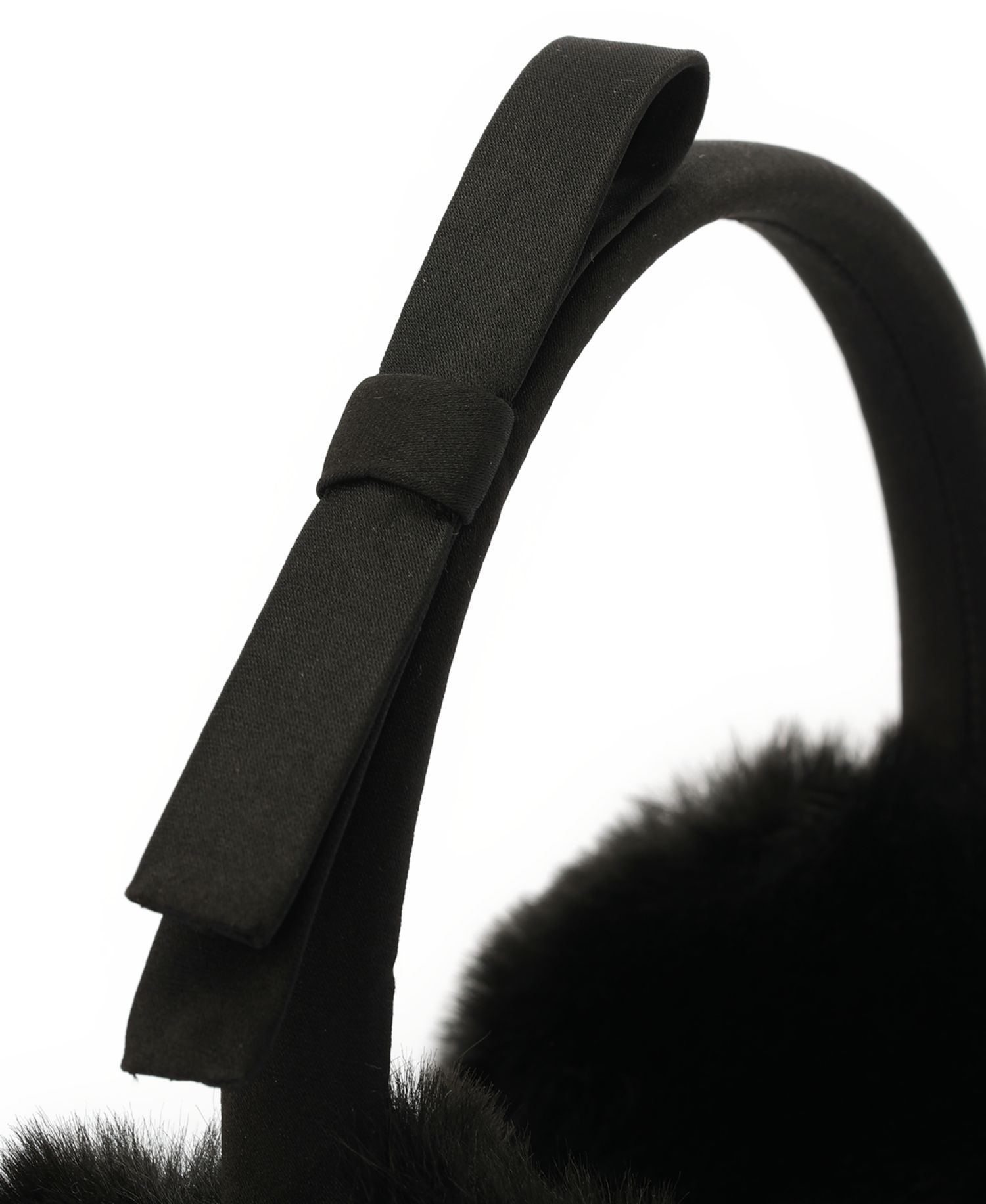 Adjustable Satin Bow Earmuffs