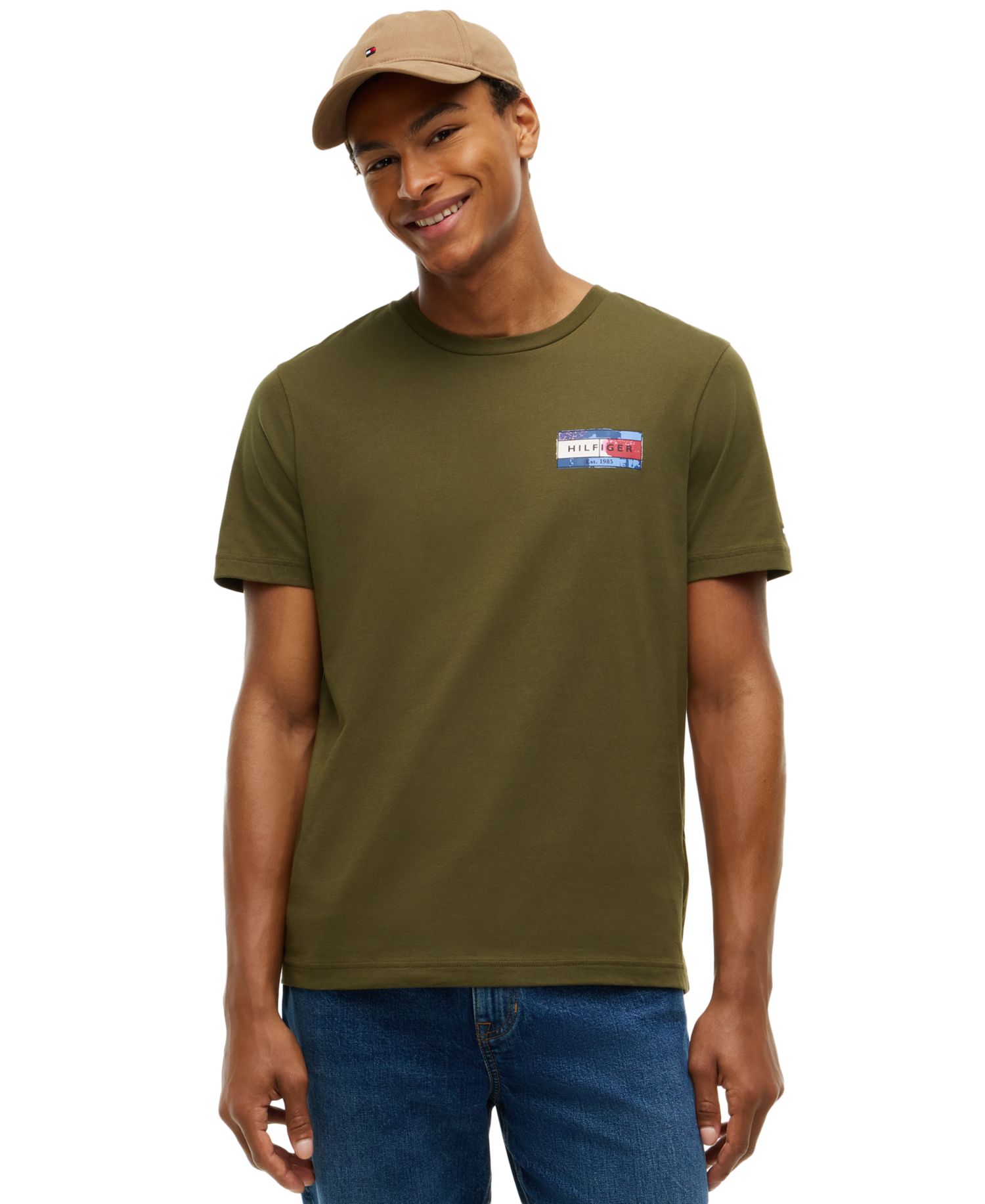 Men's Brand Love Back Flag Graphic T-Shirt