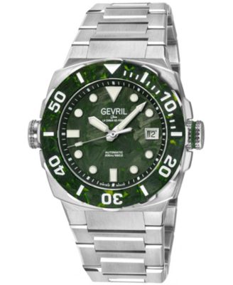Men's Swiss Made Fortuna Swiss Automatic Silver Stainless Steel Bracelet Watch