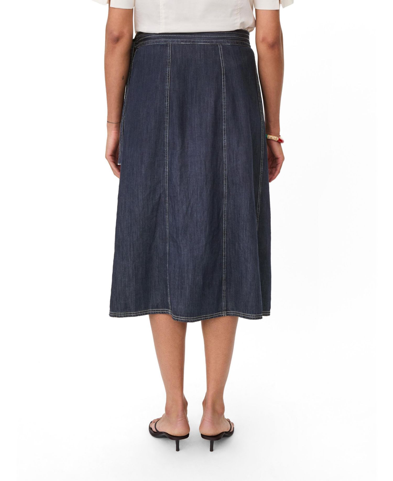 women's MaSanchiana Mid-Rise Wrap Skirt
