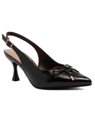Women's Dazzy Slingback Pointed Toe Pumps
